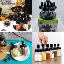 Porta condimentos de 6 espacios ⚡